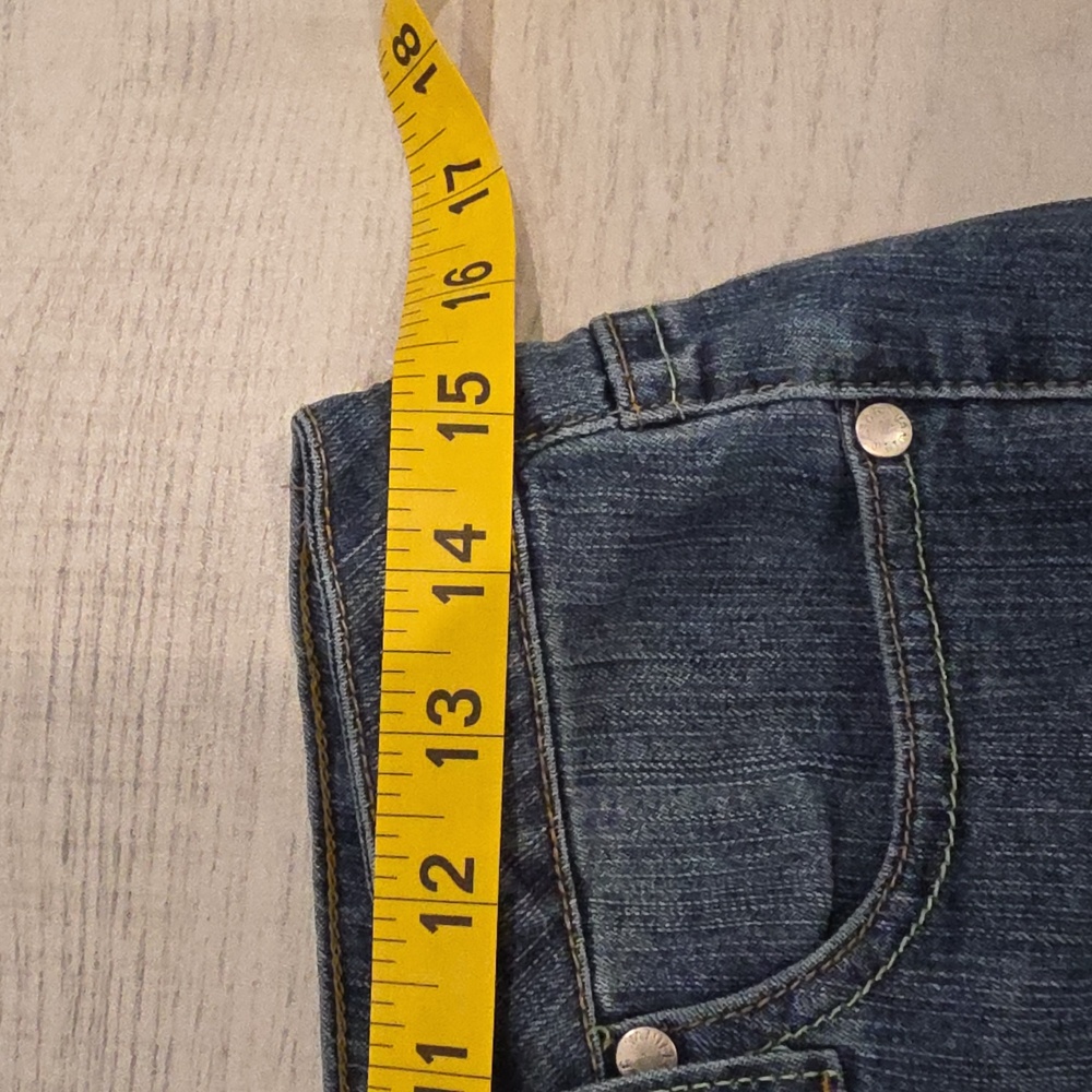 Vanilla Star Women's Size 9 Flare Stretch Medium Wash - Picture 3 of 8